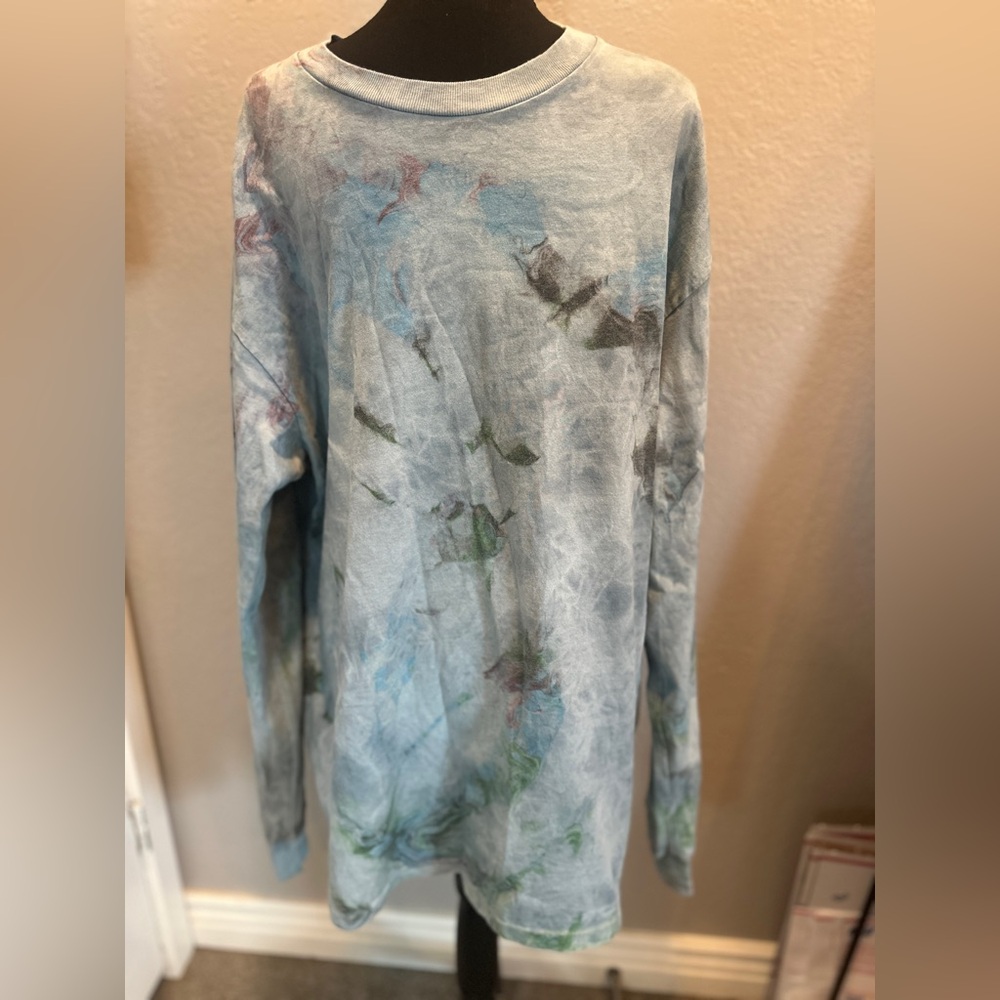 John Elliott Size 5 Tie-Dye Long Sleeve Shirt